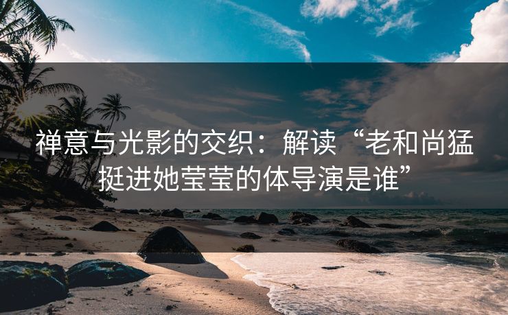 禅意与光影的交织：解读“老和尚猛挺进她莹莹的体导演是谁”